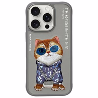 Nimmy Glasses Cool Cat Ümbris jaoks iPhone 16 Pro - Hall