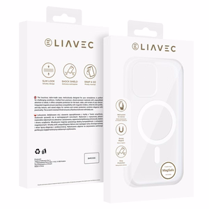 Liavec Soft Ümbris jaoks Iphone 17 valge