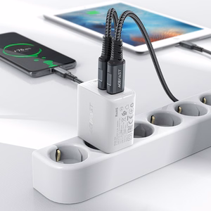 Acefast Laadija 2x USB 18W QC 3.0, AFC, FCP valge (A33 valge)