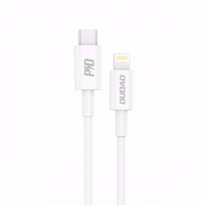 USB Kaabel Dudao L6X valge Type-C / Lightning 100cm (kuni 20W)