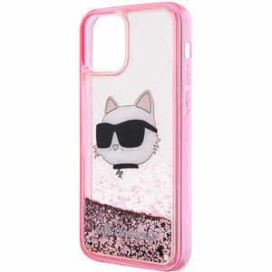 Karl Lagerfeld KLHCP12MLNCHCP iPhone 12/ 12 Pro 6.1" roosa/roosa hardcase Glitter Choupette Head
