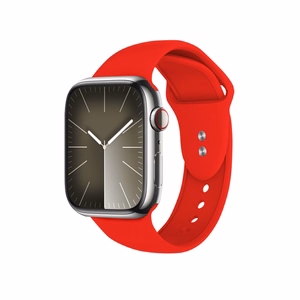 Crong Liquid rihm Apple Watch 44 / 45 / 46 / 49 mm kellale, punane