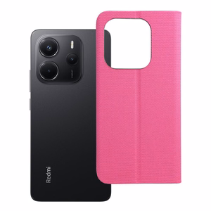 SENSITIVE Book case jaoks XIAOMI Redmi Note 14 4G (GLOBAL - 164,84mm x 78,15mm x 8,16mm) light roosa