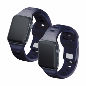 3mk silikoonrihm Apple Watchile, 38/40/41/42 mm, hall, väike suurus