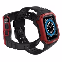 Protect Rihm Apple Watchi 38/40/41mm rihmale - must, punane