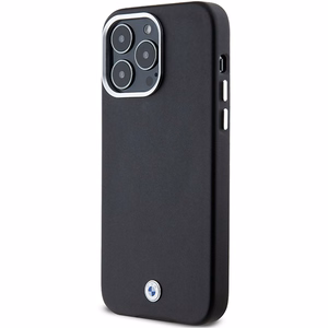 BMW Signature Wrapped Metal MagSafe чехол для iPhone 15 Pro Max - чёрный