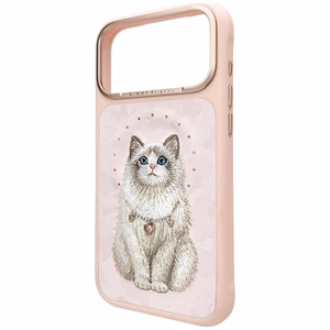 Nimmy Lucky Fashion Cat MagSafe ümbris iPhone 17 Pro roosa