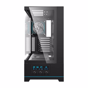 Darkflash DY451 PRO computer ümbris (must) + 1 fan