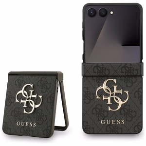 Guess Big 4G Logo Classic Logo Ümbris jaoks Samsung Galaxy Z Flip 7 - Must