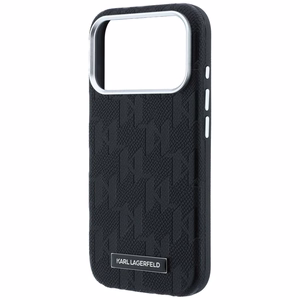 KARL LAGERFELD ümbris mudelile IPHONE 18 Pro Max/17 Pro Max ühildub MagSafe'iga (Mono Resin Logo) (värv: must)