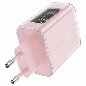 Acefast GaN Laadija 65W 3 ports (1xUSB, 2xUSB C) roheline (A45)