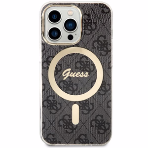 Guess GUHMP13LH4STK iPhone 13 Pro / 13 6.1" чёрный/чёрный hardcase 4G MagSafe