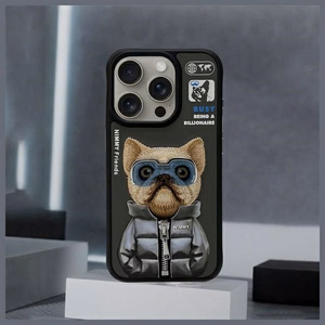 NIMMY case COOL&CUTE 2.0 Dog jaoks IPHONE 15 Pro must