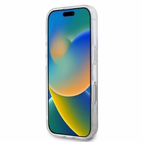 DKNY Repeat Texture Pattern With Stripe ümbris jaoks iPhone 16 Pro Max - must