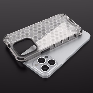 Honeycomb Case soomuskaitse TPU kaitsekattega iPhone 13 Pro jaoks must