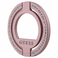 Guess MagSafe Ring stand GUMRSALDGP roosa/roosa Rhinestone