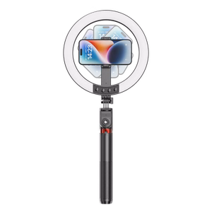 Blavec Selfie Ring lamp Aluminium Aura LED RGB Ring P-50 25cm tripod + remote control + 2,3 metres (RLP50-TRB23) must (damaged packaging)