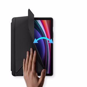 Dux Ducis Magi Ümbris with Stylus Holder jaoks Samsung Galaxy Tab S10 FE/S9/S9 FE - Must