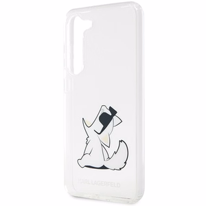 Karl Lagerfeld KLHCS23MCFNRC S23+ S916 прозрачный жёсткий чехол Choupette Fun