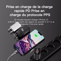 Laadija Essager "Journey" Must 30W (PD / QC3.0)