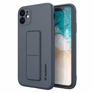 Wozinsky Kickstand Case Silikoonist ümbris koos alusega Samsung Galaxy A32 4G tumesinine