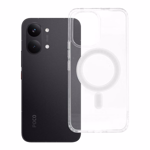 Läbipaistev Clear Mag Cover (MID) ümbris mudelile Poco X8 Pro Max 5G, MagSafe'iga ühilduv