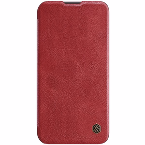 Ümbris Nillkin Qin Pro Leather Apple iPhone 14 Pro Max punane