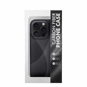 Ümbris jaoks iPhone 16e (SE 4 2025) Carbon Elite Mag Cover compatible with MagSafe must