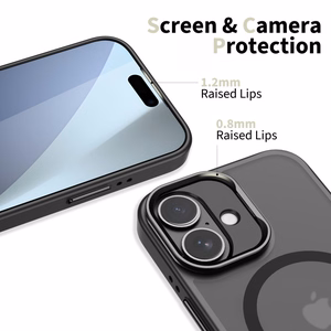 Tech-Protect MagStand MagSafe ümbris jaoks iPhone 17 - matt must