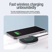 Nillkin Nature Pro armored ümbris with a magnetic ring jaoks Samsung Galaxy S24+ - valge