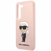Karl Lagerfeld KLHCS23SSNIKBCP S23 S911 hardcase roosa/roosa Silicone Ikonik