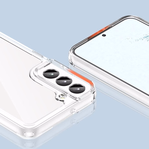 Outer Space Case for Samsung Galaxy S23+ cover with a flexible transparent frame