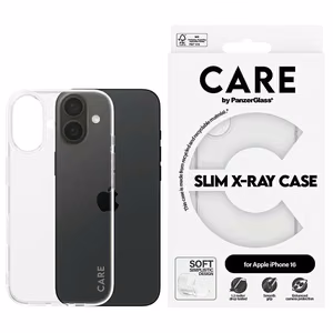 CARE by PanzerGlass X-Ray Soft Basic Ümbris iPhone 16 6.1" läbipaistev 1441