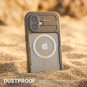 Crong Seal Cover IP68 veekindel ümbris seadmele iPhone 17, must
