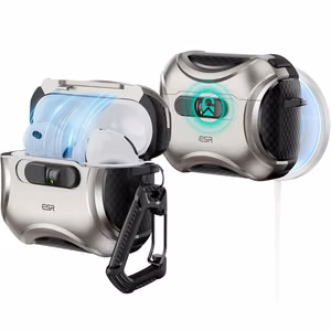 ESR Cyber ​​FlickLock MagSafe ümbris jaoks AirPods Pro 3 - silver