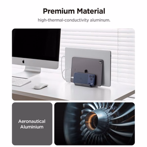 SPIGEN LD208S4 VERTIKAALNE SÜLEARVUTI ALUS SPACE hall
