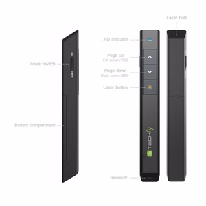 Techly ITC-LASER26 wireless presenter RF must
