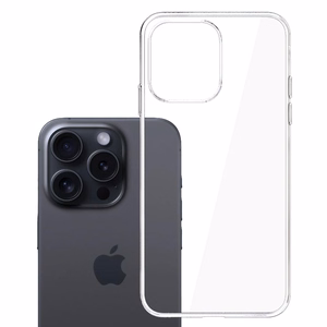 3mk Clear Ümbris Eco jaoks Apple iPhone 15 pro max - läbipaistev