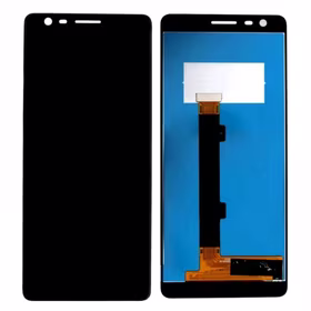 LCD Ekraan Ühildub Nokia 3.1 (Nokia 3 2018) Must HQ
