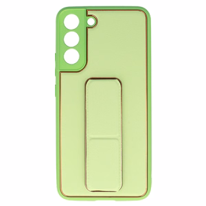 TEL PROTECT Leather Luxury Stand Case for Samsung Galaxy S22 Plus Mint