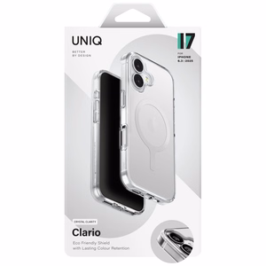 Uniq Clario Magclick Charging Ümbris jaoks iPhone 17 - läbipaistev