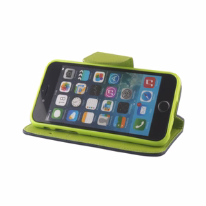 Smart Fancy ümbris Motorola Moto E22 jaoks roheline-sinine