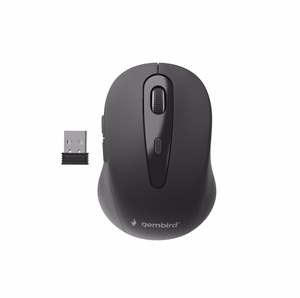 Gembird MUSW-6B-01 kontori hiir parema käe jaoks RF juhtmevaba optiline 1600 DPI