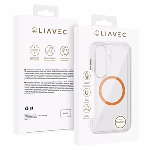 Liavec Pure Ümbris for Samsung Galaxy S26 Ultra oranž