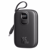 Power Bank Joyroom "JR-PBF17" must 10000mAh 22.5W (PD / QC3.0) + integreeritud Type-C kaabel