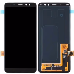 ЖК-экран Samsung A530 A8 2018 с тачскрином чёрный OLED