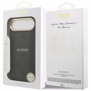 GUESS ümbris jaoks IPHONE 17 Air compatible with MagSafe GUHMP17MPG4SEMCK (PU W/ 4G Stripe) must