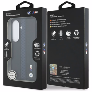 BMW Perforated Stripe Logo MagSafe Ümbris for Samsung Galaxy S26 - sinine