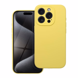 Ümbris Silikoon 2mm jaoks IPHONE 16 Pro Max lemon