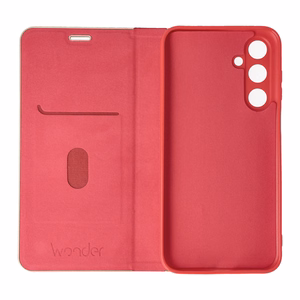 Wonder Frame Ümbris jaoks Samsung Galaxy M35 5G punane